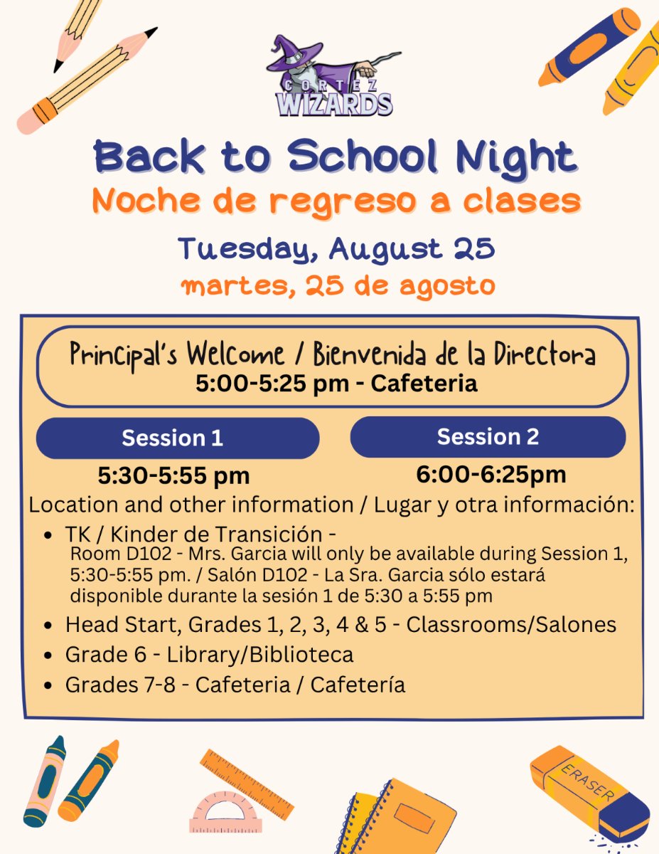Back to School Night Flyer